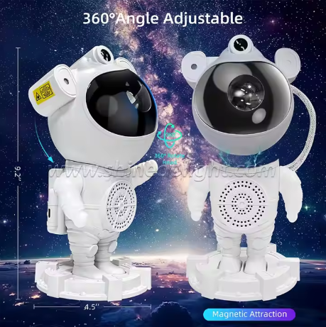 Astronaute Projecteur LED de Galaxie : Cadeau Parfait