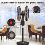 Load image into Gallery viewer, 🌪️ VENTILATEUR DOUBLE TÊTE ROTATIF 360° Premium en PROMO
